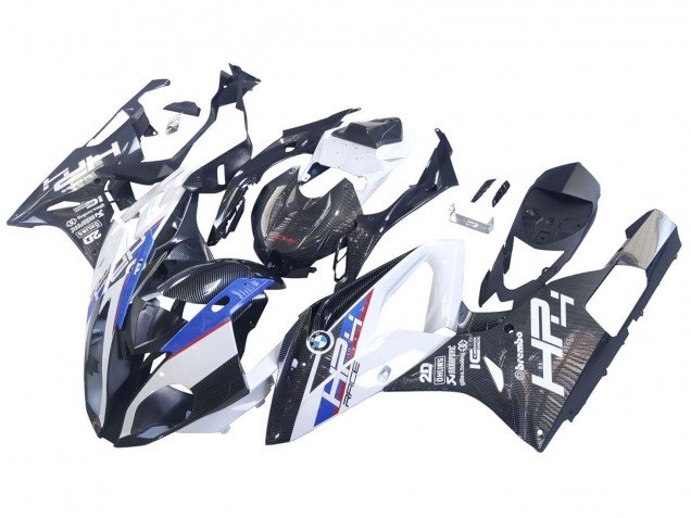 2015-2016 White Blue Black Carbon Fiber BMW S1000RR Motorcycle Fairings