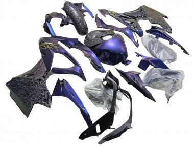 2015-2016 Gradient Puple Blue Forged Carbon Fiber BMW S1000RR Motorcycle Fairings