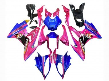 2015-2016 Pink Blue Shark BMW S1000RR Motorcycle Fairings