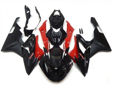 2015-2016 Red Glossy Black Matte Black BMW S1000RR Motorcycle Fairing