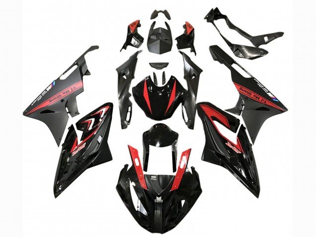 2015-2016 Red Glossy Black Matte Black BMW S1000RR Motorcycle Fairings