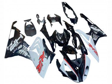 2015-2016 White Glossy Black BMW S1000RR Motorcycle Fairings
