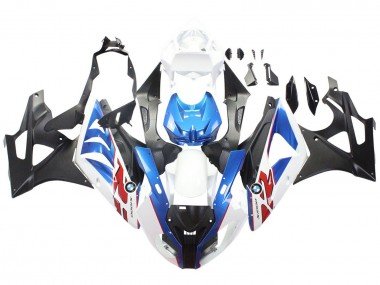 2009-2014 White Blue Matte Black BMW S1000RR Motorcycle Fairings