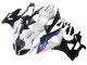 2009-2014 White Red Blue Glossy Black HP Becker Caabon BMW S1000RR Motorcycle Fairings