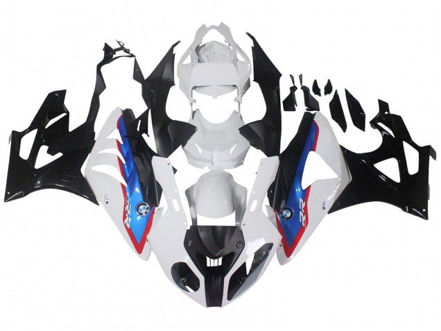 2009-2014 White Red Blue Glossy Black HP Becker Caabon BMW S1000RR Motorcycle Fairings