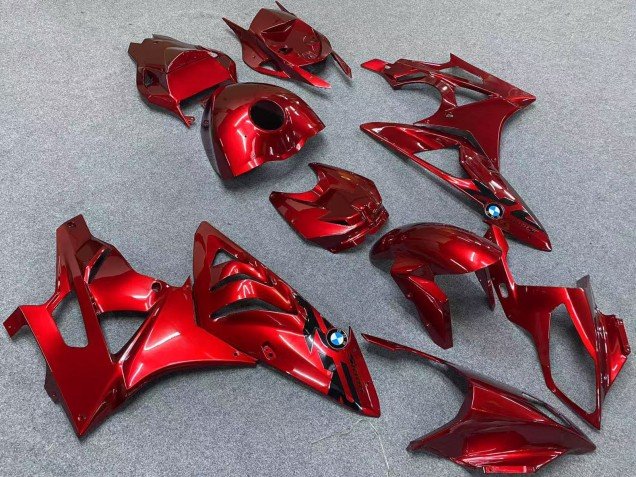 2009-2014 Red BMW S1000RR Motorcycle Fairings
