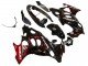 2004-2006 Glossy Black Red Flame Suzuki GSX600F/GSX750F Motorcycle Fairings
