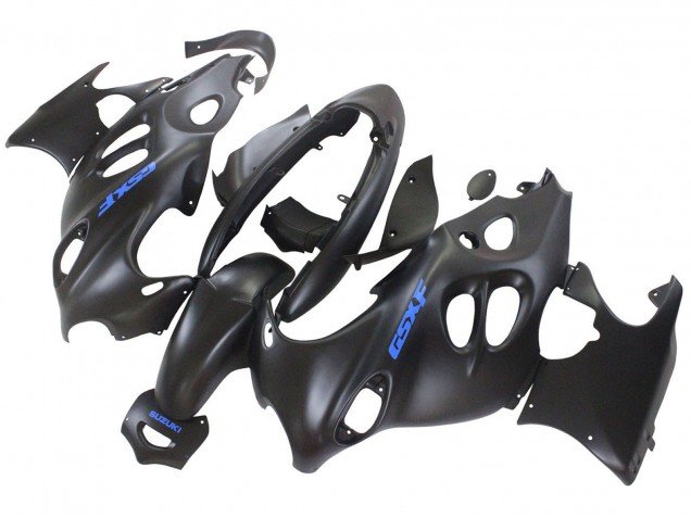 2004-2006 Matte Black with Blue Logo Suzuki GSX600F/GSX750F Motorcycle Fairings