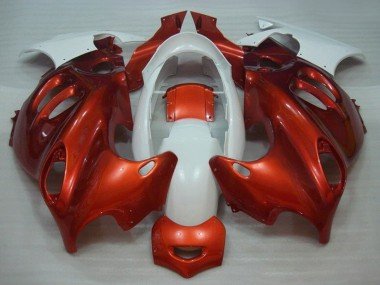 2004-2006 Burnt Oange White Suzuki GSX600F/GSX750F Motorcycle Fairings