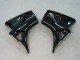 2003-2004 Glossy Black Red Decals Honda CBR600RR Motorcycle Fairings
