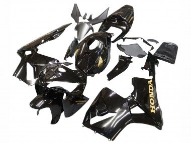2005-2006 Black with Gold Logo Honda CBR600RR Motorcycle Fairings