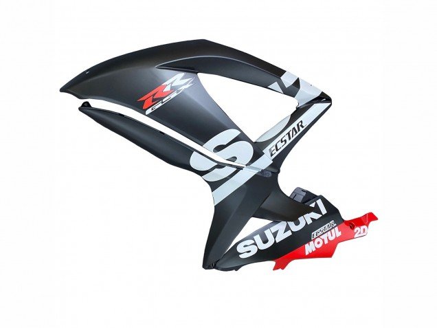 2008-2010 Matte Black Red White Suzuki GSXR 600 / GSXR 750 Motorcycle Fairings