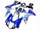 2011-2024 Blue Silver Ecstar Suzuki GSXR 600 / GSXR 750 Motorcycle Fairings