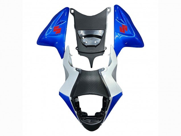 2011-2024 Blue Silver Ecstar Suzuki GSXR 600 / GSXR 750 Motorcycle Fairings