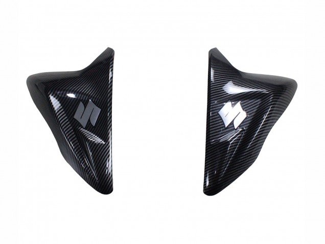 2011-2024 Black Carbon Fiber Red Suzuki GSXR 600 / GSXR 750 Motorcycle Fairings