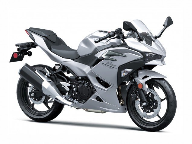 2024-2025 Metallic Silver Ninja Kawasaki Ninja 500 EX500R Motorcycle Fairings