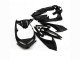2017-2019 Glossy Black Kawasaki Ninja 650 EX650 Motorcycle Fairings