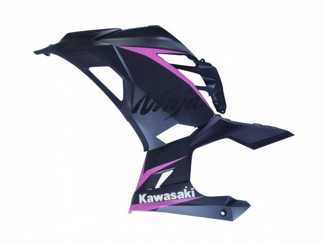 2018-2024 Matte Black Pink Kawasaki Ninja 400 Motorcycle Fairings