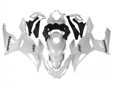 2018-2024 Glossy White Kawasaki Ninja 400 Motorcycle Fairings