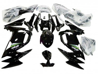 2020-2025 Glossy Black Green Kawasaki Ninja 650 EX650 Motorcycle Fairings