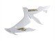 2004-2006 White Gold Decals Yamaha YZF 1000 R1 Motorcycle Fairings