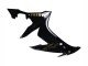 2004-2006 Glossy Black Gold Decals Yamaha YZF 1000 R1 Motorcycle Fairings
