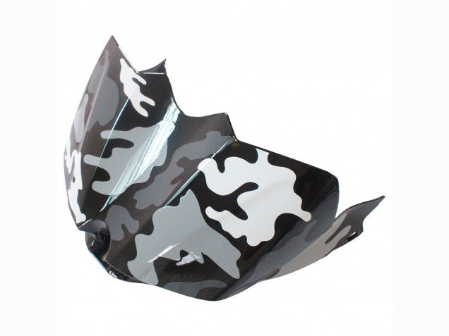 2007-2008 Grey White Camouflage Shark Yamaha YZF 1000 R1 Motorcycle Fairings