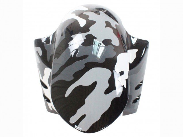 2007-2008 Grey White Camouflage Shark Yamaha YZF 1000 R1 Motorcycle Fairings