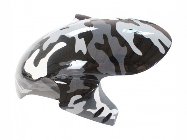 2007-2008 Grey White Camouflage Shark Yamaha YZF 1000 R1 Motorcycle Fairings