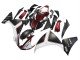 2009-2011 Red White Matte Black Yamaha YZF 1000 R1 Motorcycle Fairings