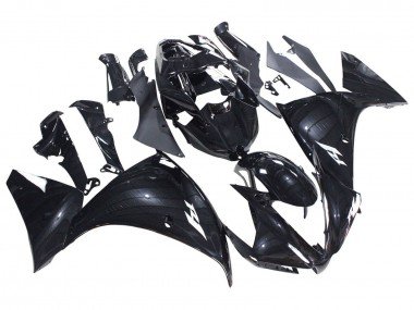 2012-2014 Glossy Black Yamaha YZF 1000 R1 Motorcycle Fairings