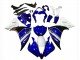 2012-2014 White Blue Black Yamaha YZF 1000 R1 Motorcycle Fairing