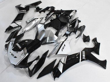 2020-2025 Silver White Glossy Black Yamaha YZF 1000 R1 Motorcycle Fairings