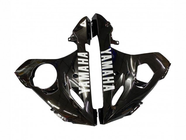 2006-2009 Glossy Black White Decals Yamaha YZF R6S Motorcycle Fairings