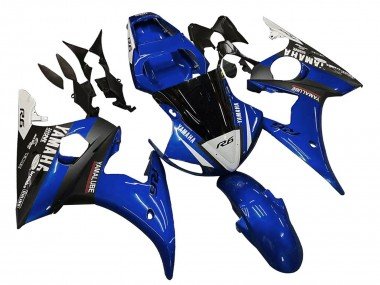 2006-2009 Blue White Glossy Black Yamalube Yamaha YZF R6S Motorcycle Fairings