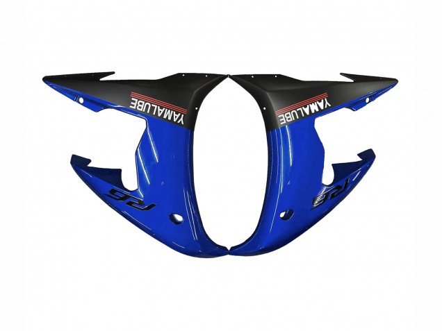 2006-2009 Blue White Glossy Black Yamalube Yamaha YZF R6S Motorcycle Fairings