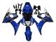 2006-2009 Blue White Glossy Black Yamalube Yamaha YZF R6S Motorcycle Fairings
