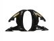2003-2004 Glossy Black Gold Decals Yamaha YZF R6 Motorcycle Fairings