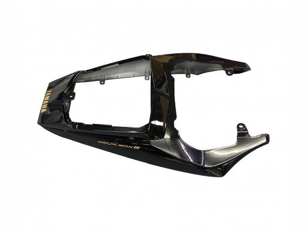 2003-2004 Glossy Black Gold Decals Yamaha YZF R6 Motorcycle Fairings