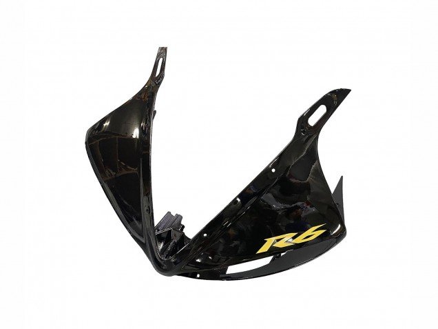 2006-2009 Glossy Black Gold Decals Yamaha YZF R6S Motorcycle Fairings