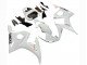 2006-2009 White Yamaha YZF R6S Motorcycle Fairing Kits