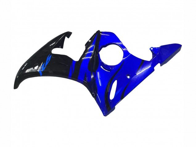 2006-2009 Blue Glossy Black Yamaha YZF R6S Motorcycle Fairings