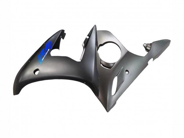 2006-2009 Matte Black Blue Yamaha YZF R6S Motorcycle Fairings