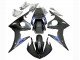 2006-2009 Matte Black Blue Yamaha YZF R6S Motorcycle Fairings