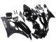 2006-2007 Glossy Black Matte Black Yamaha YZF 600 R6 Motorcycle Fairings
