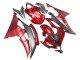 2008-2016 Red Grey Yamaha YZF 600 R6 Motorcycle Fairings