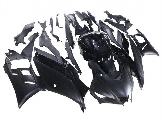 2022-2024 Matte Black Yamaha YZF R3/R25 Motorcycle Fairings