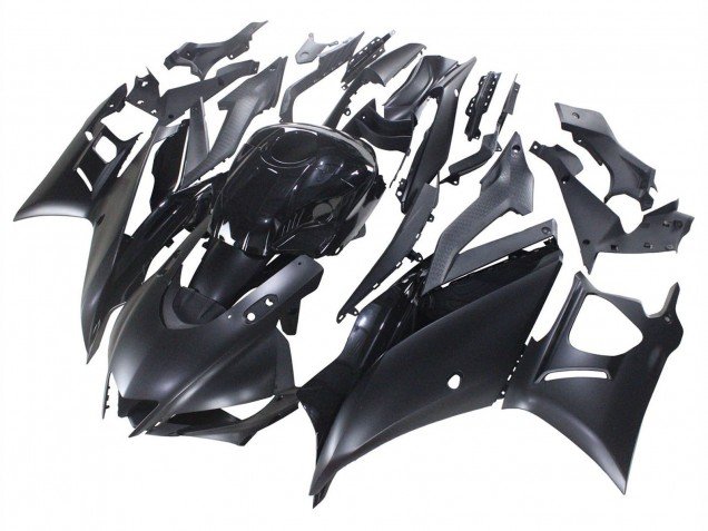 2022-2024 Matte Black Yamaha YZF R3/R25 Motorcycle Fairings
