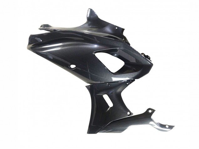2021-2024 Black Carbon Fiber Carbon Fiber Yamaha YZF R7 Motorcycle Fairings