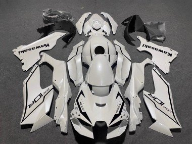 2021-2025 Pearl White Black Kawasaki ZX10R Motorcycle Fairings